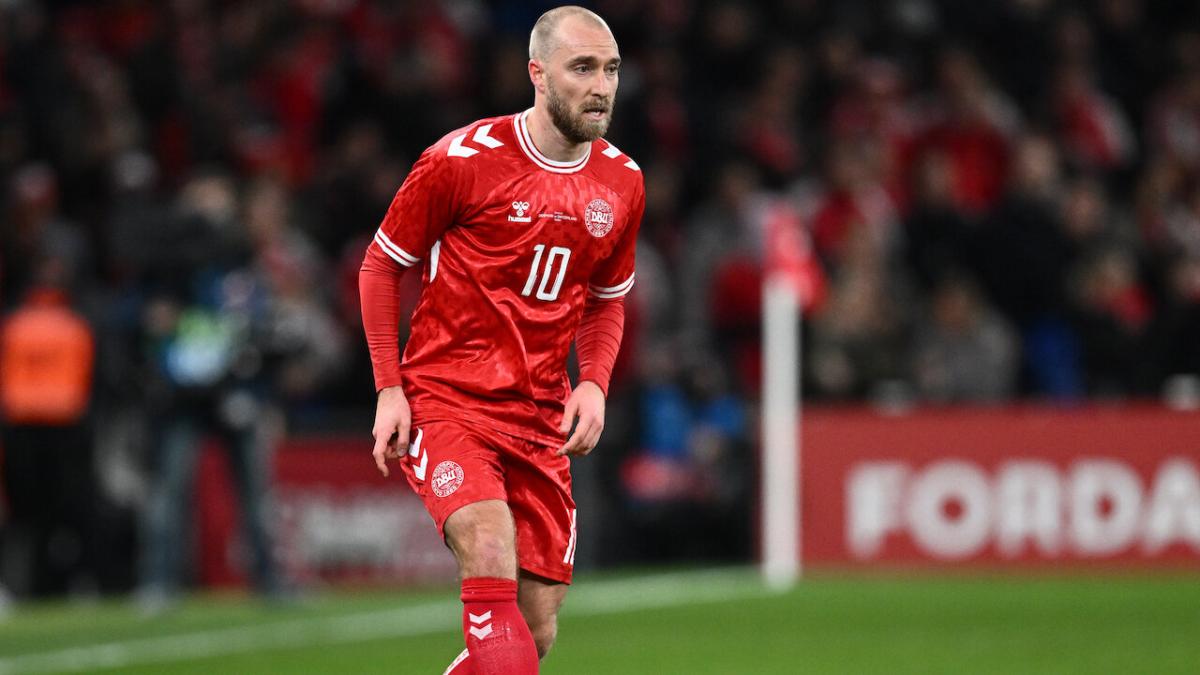 Denmark player Christian Eriksen
